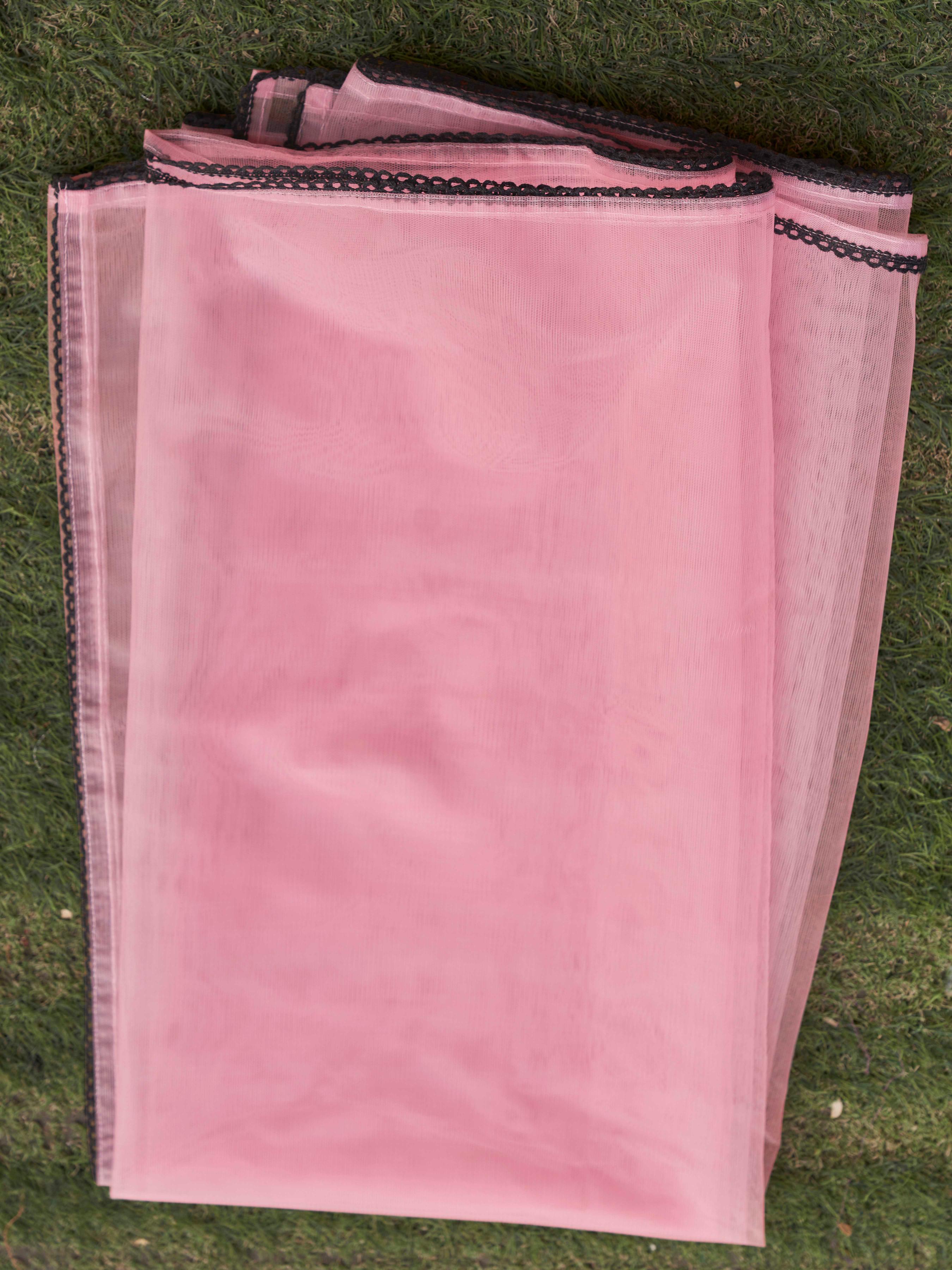 Baby Pink Cotton With All Over Thread Work Kurta Set