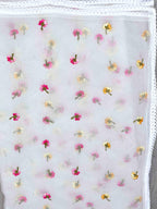 White Cotton With Multi Thread Embroidered Kurta Set