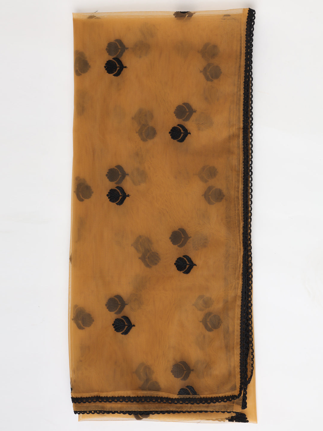 Ethnic Motifs Embroidered Empire Thread Work Kurta with Trousers & With Dupatta