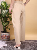 Beige color rayon plazzo