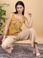 Beige color rayon plazzo