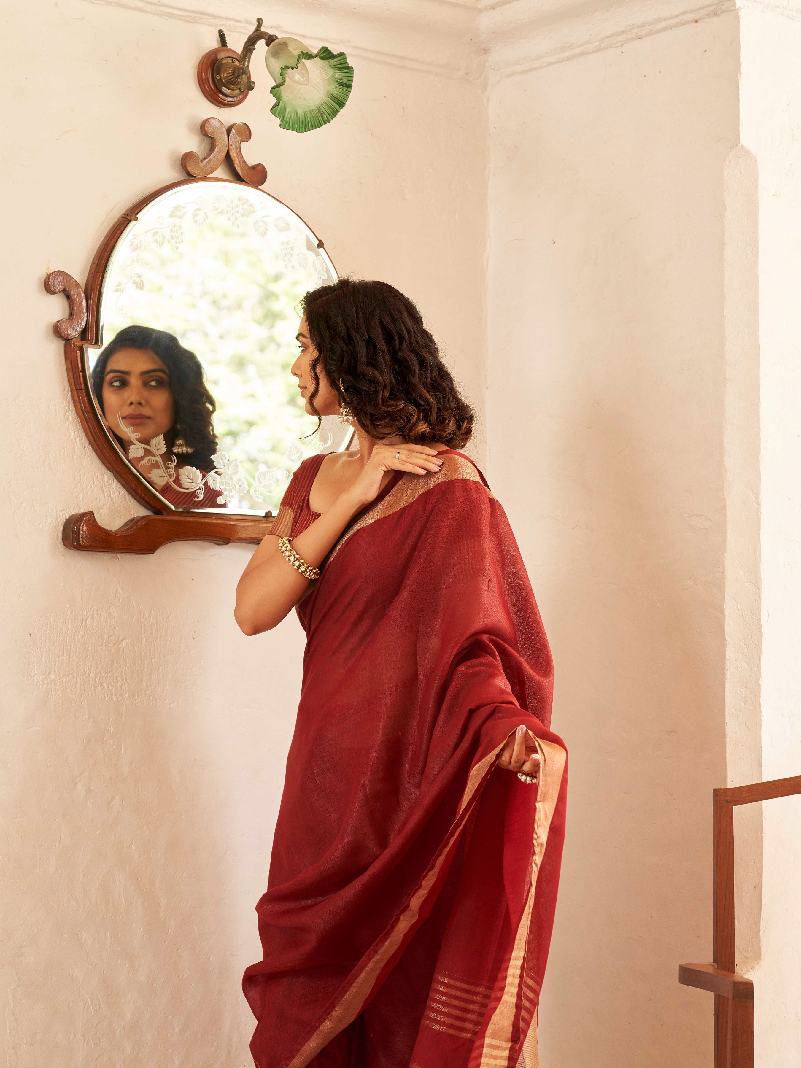 Rumi Saree- Ready to Wear Saree with pockets
