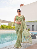 Floral Chiffon Saree
