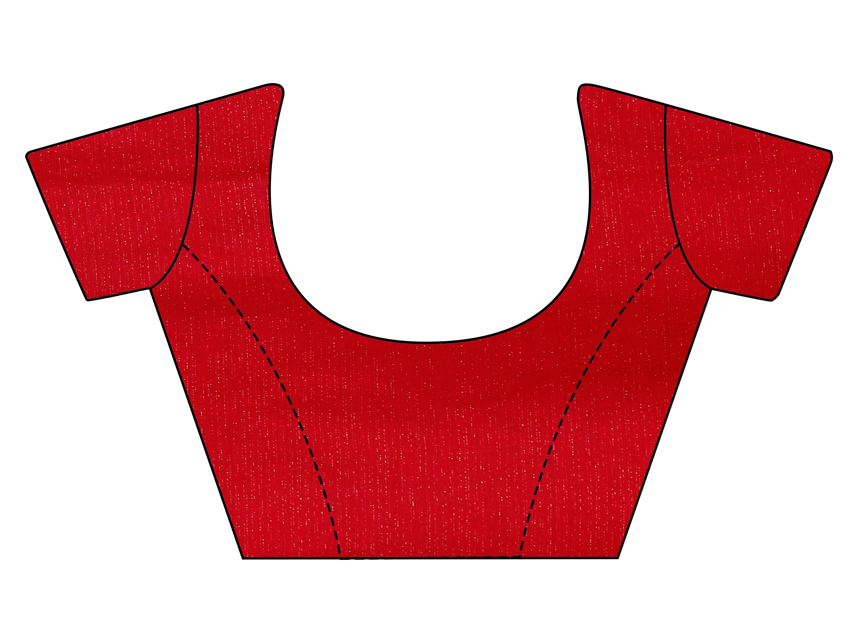 Pink colored zari weaving satin saree with sequinned belt