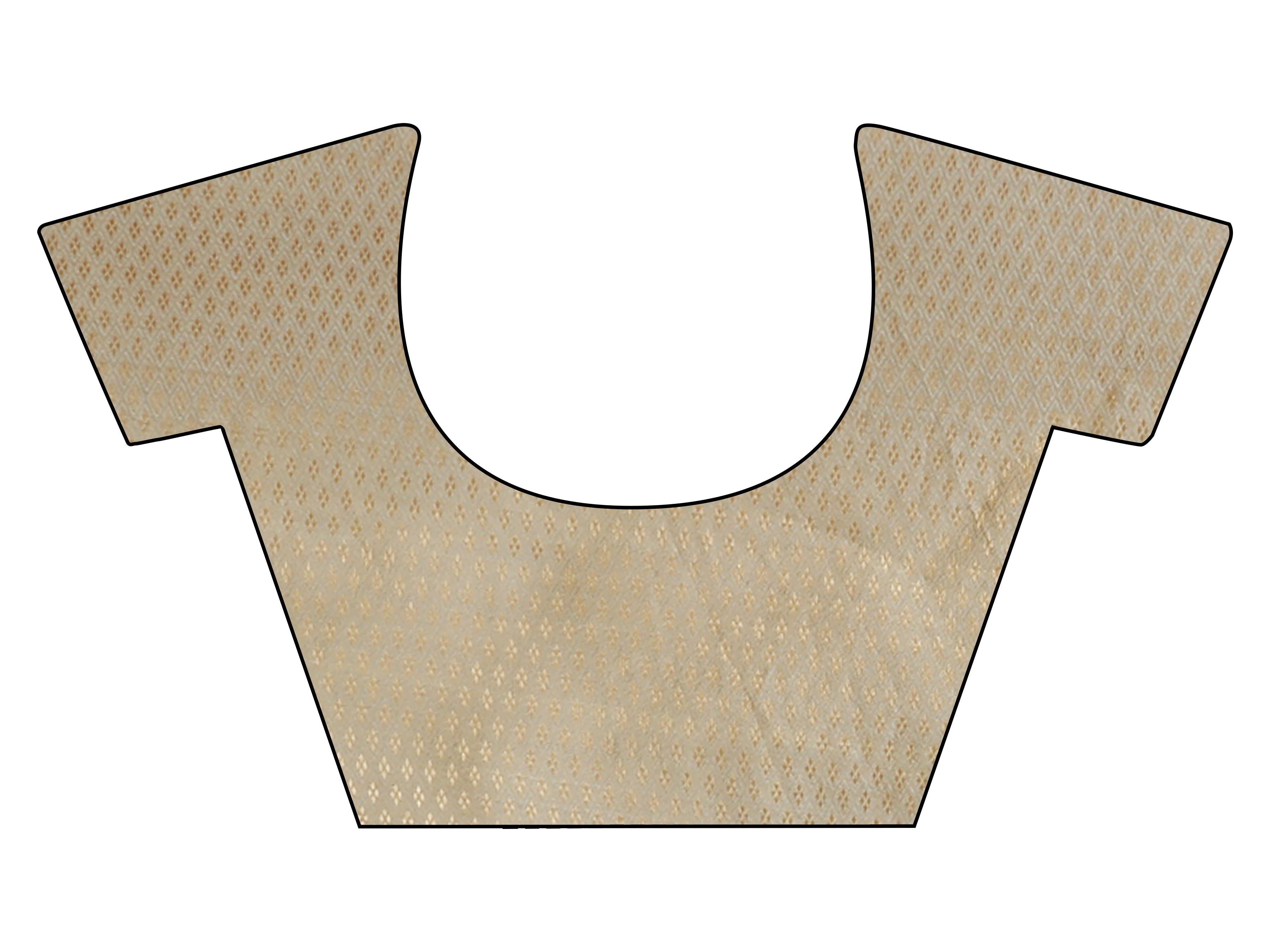 Metallic Green colored jimmy choo saree with brocade blouse