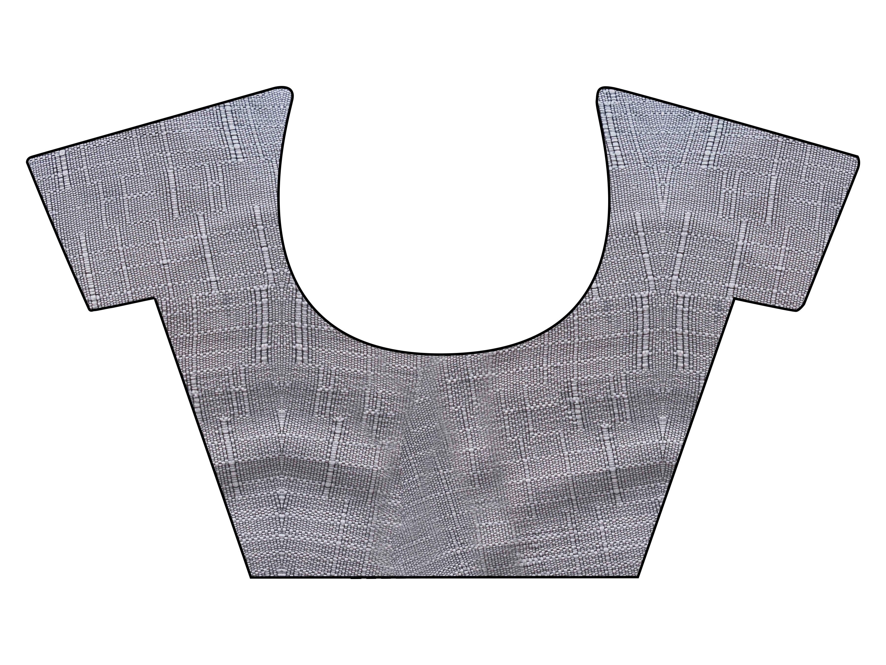 Ready to wear Mauve colored chinon saree with embellished border