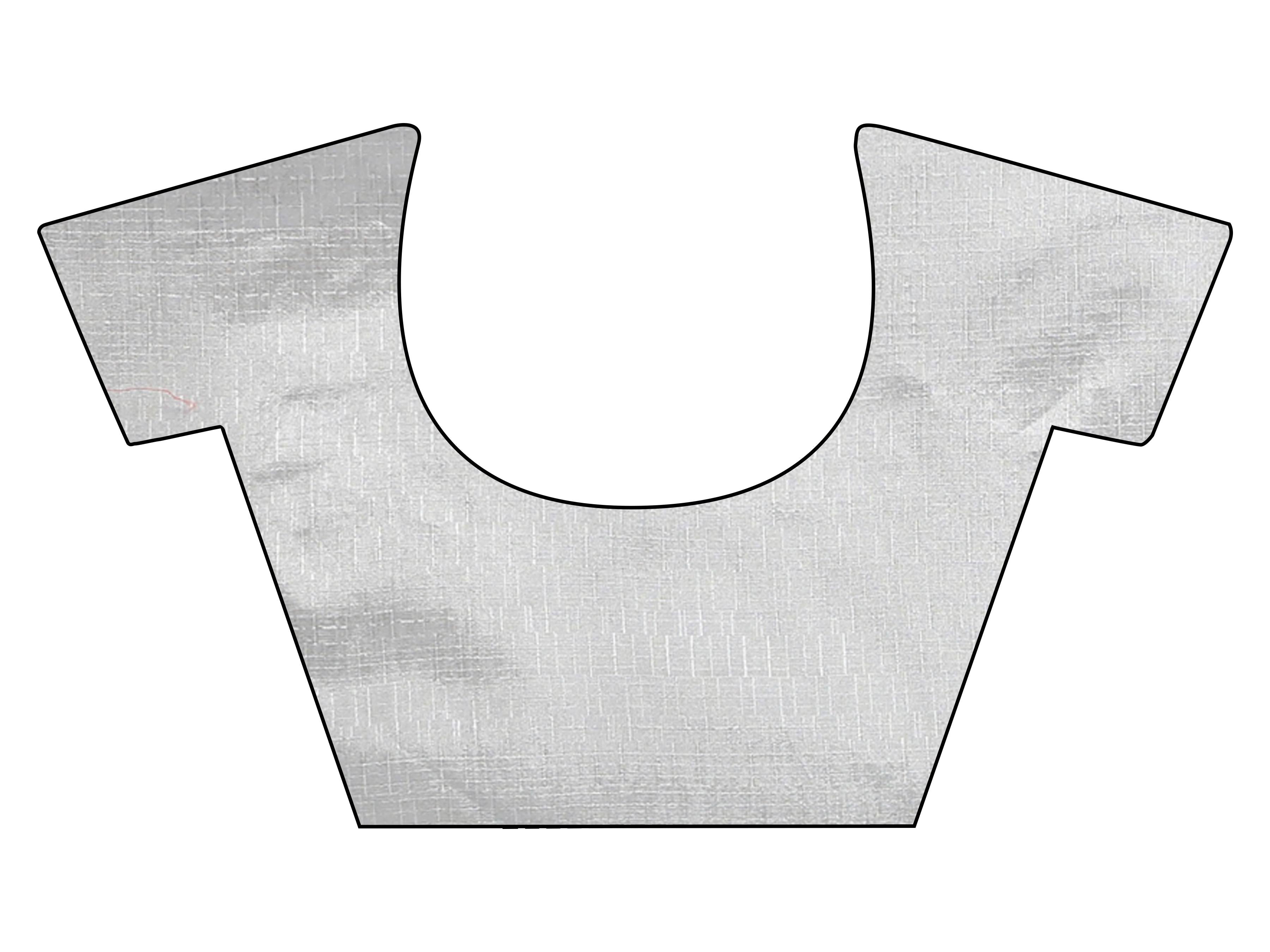 Lavendar colored chinon saree with embellished border