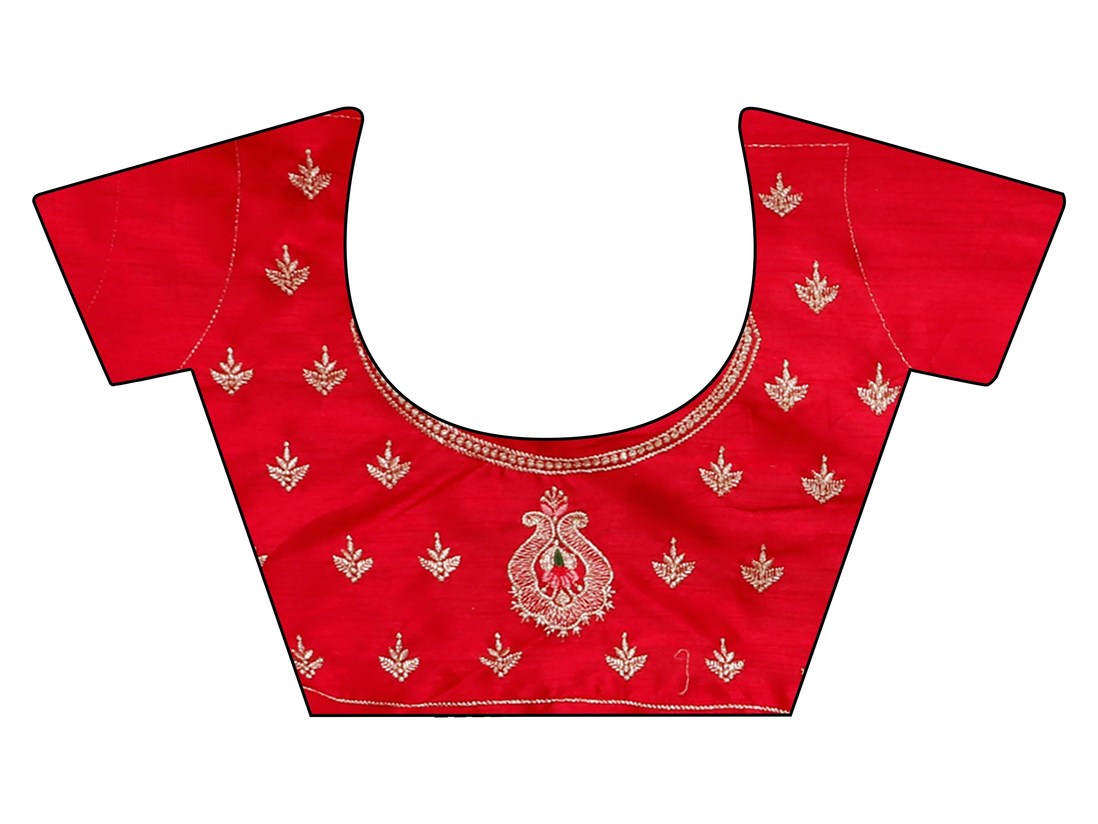 Green colored shimmer net embroidered saree