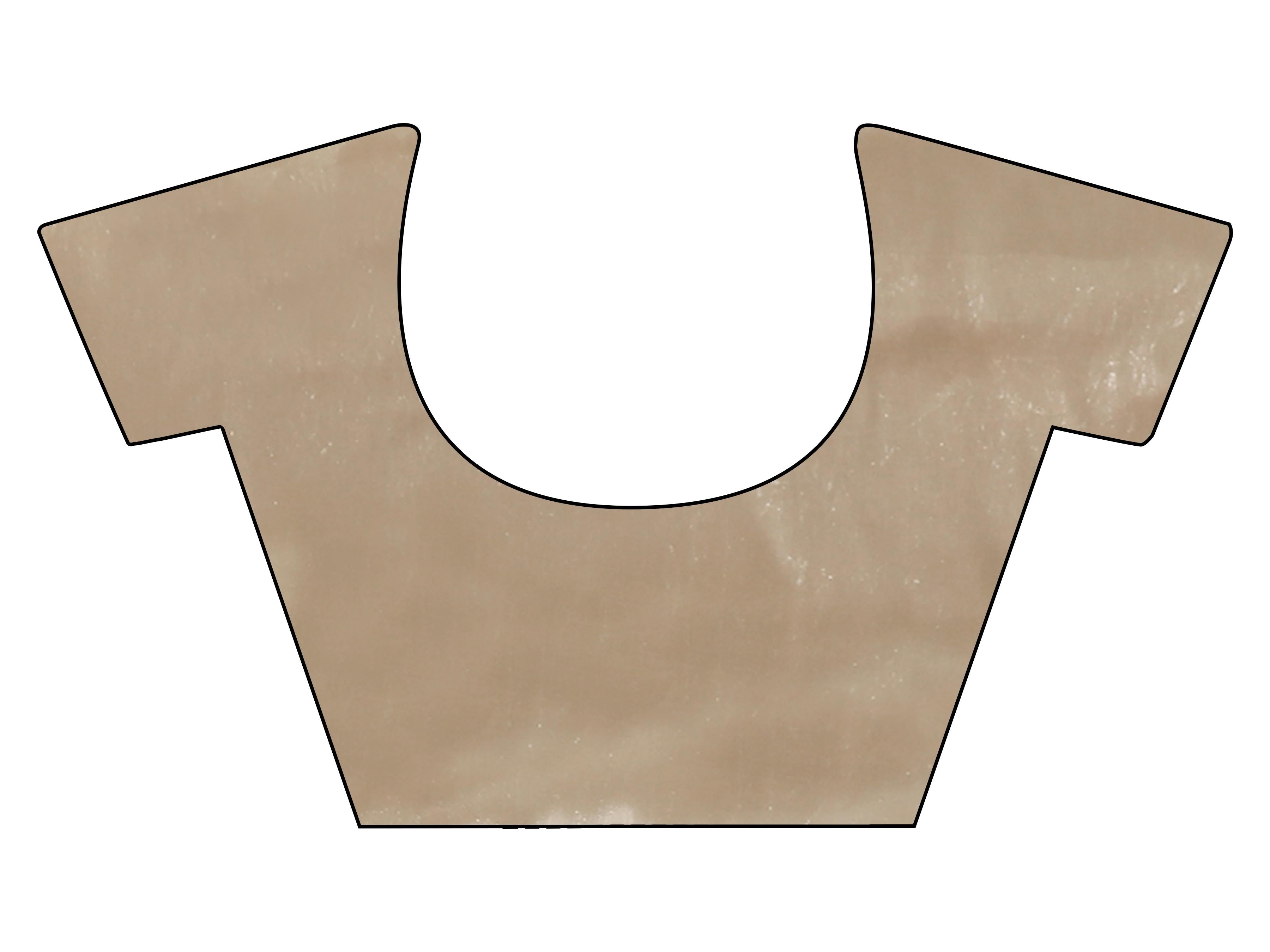 peach colored saree with mirror embroidery on pallu and scalloped border