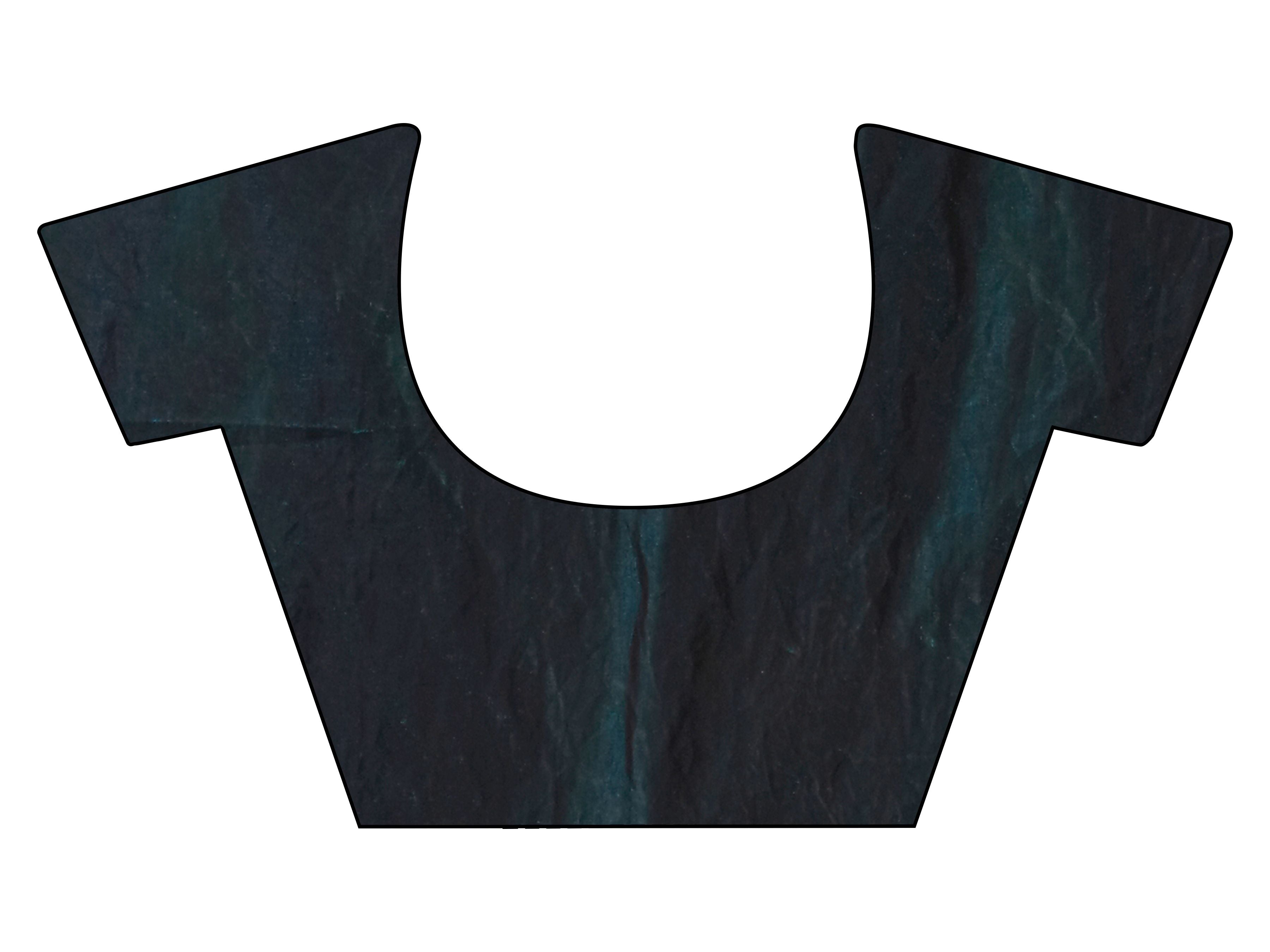 Two tone green & maroon colored satin saree with heavy work