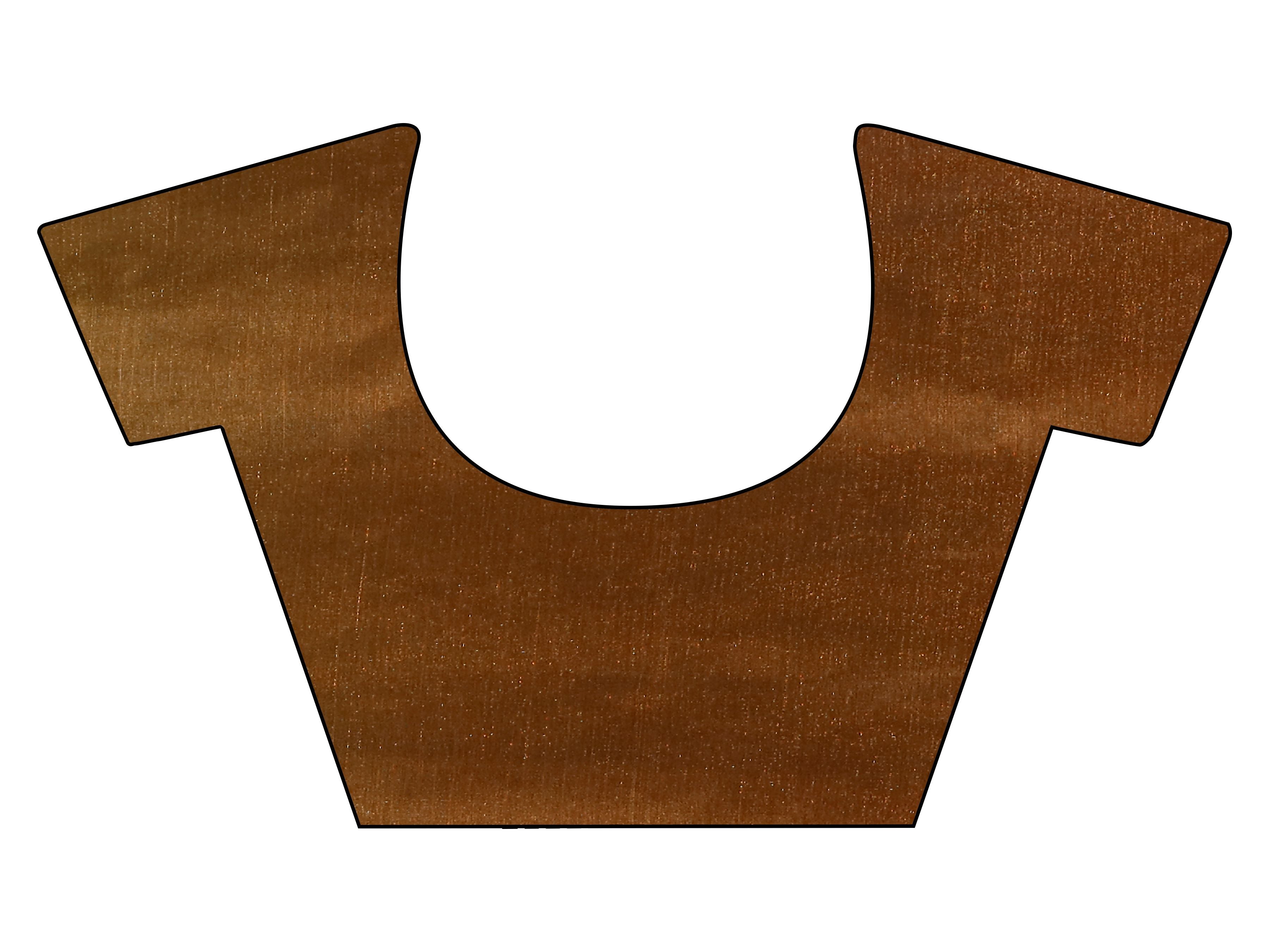 Two tone rust & brown colored jimmy choo saree with  swaroski border