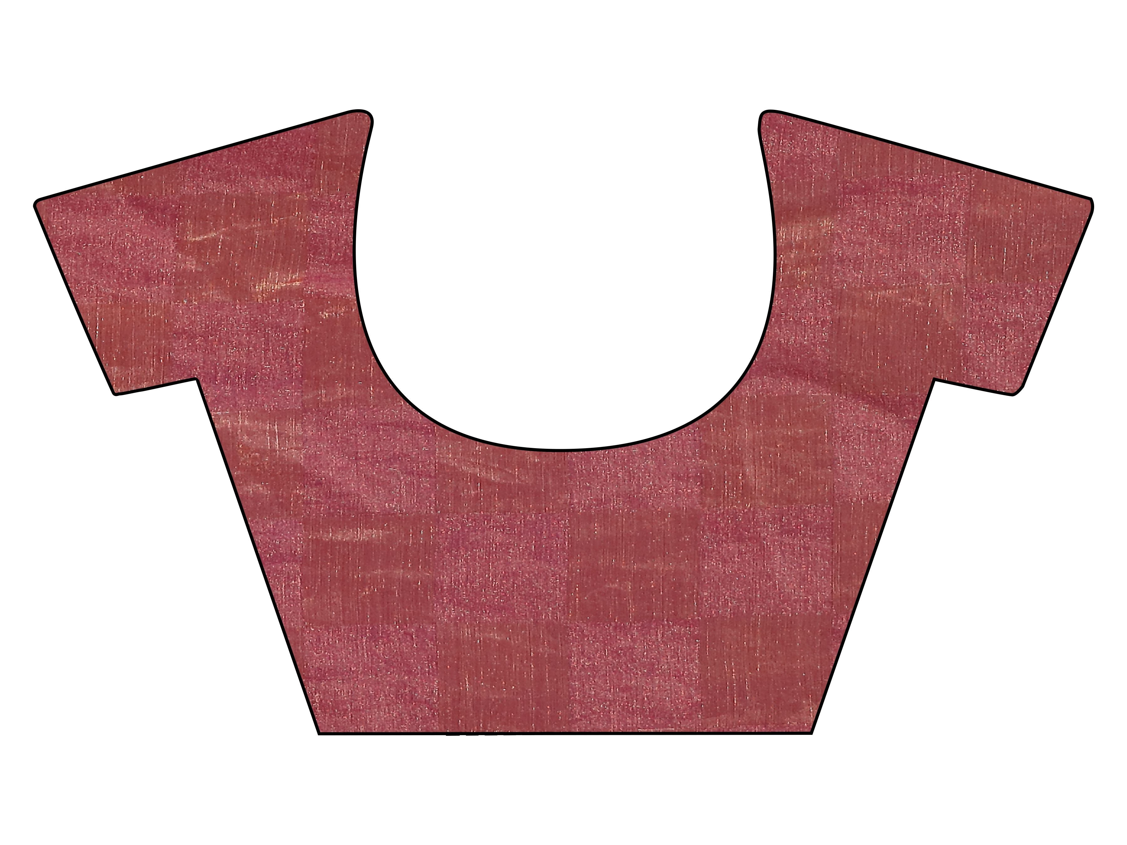 Checks pattern two tone purple & golden colored designer saree with swaroski border