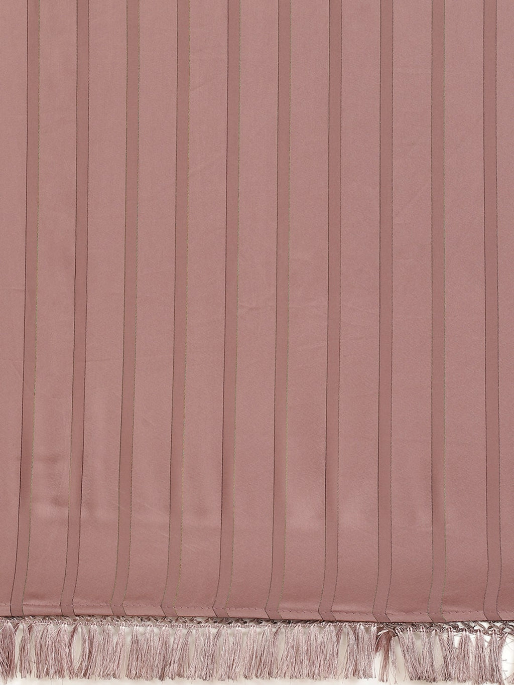 Striped Bollywood Polyester Saree  (Pink)