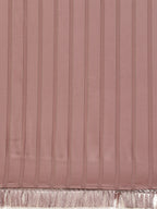Striped Bollywood Polyester Saree  (Pink)