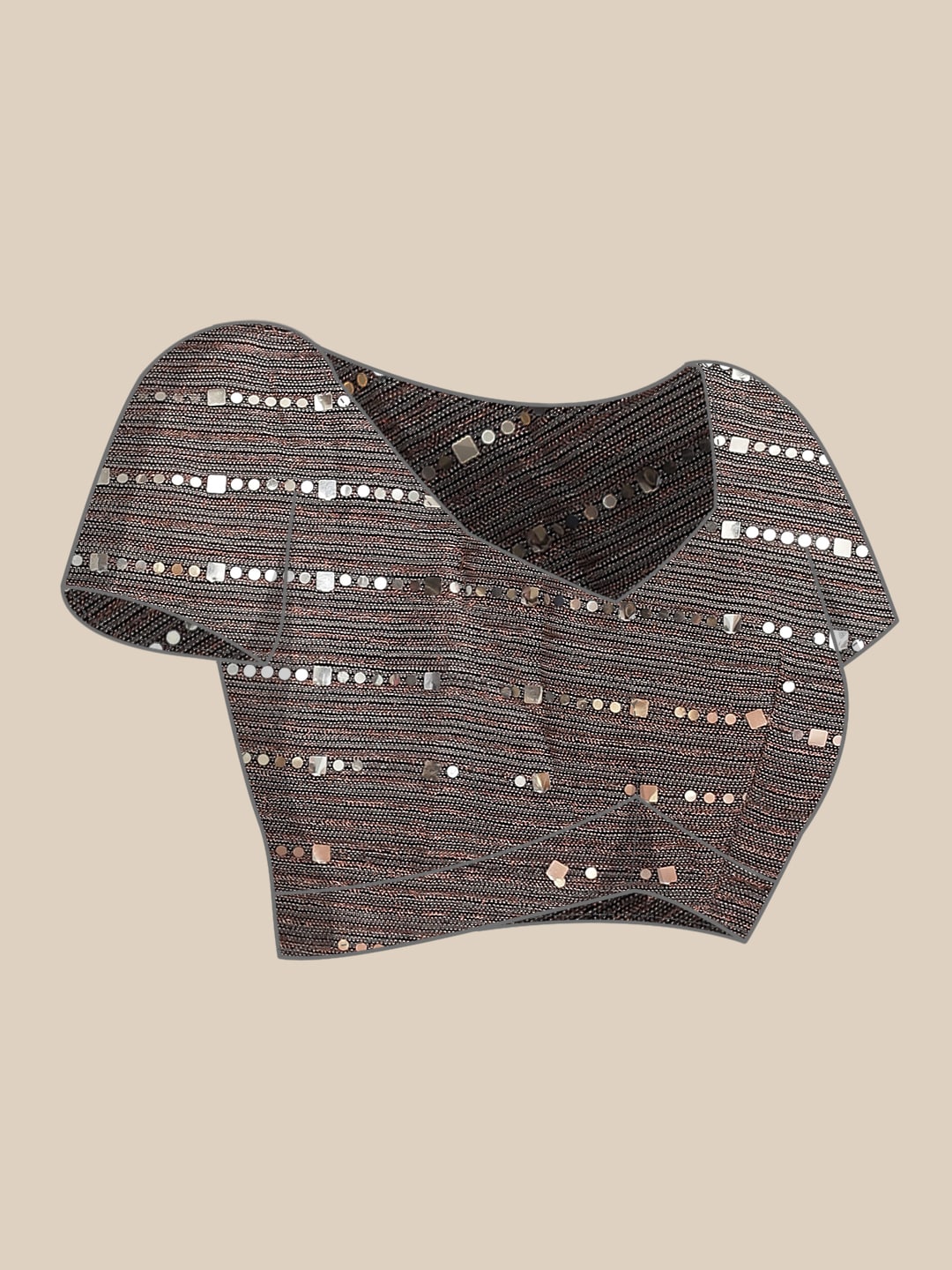 Striped Bollywood Polyester Saree  (Pink)