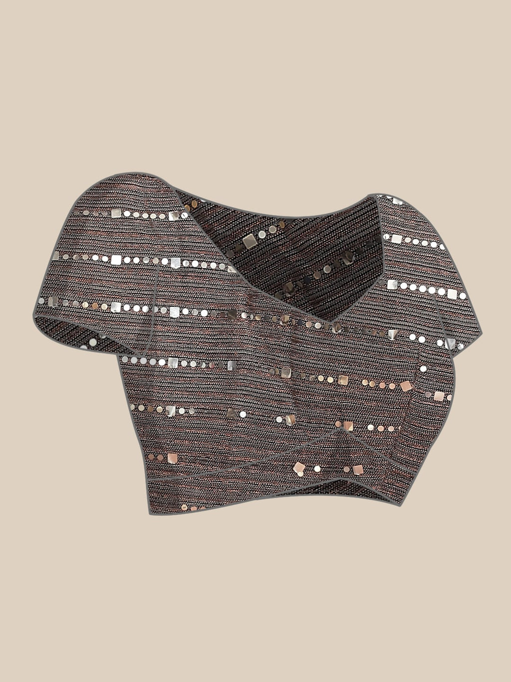 Striped Bollywood Polyester Saree  (Pink)