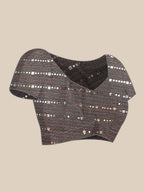 Striped Bollywood Polyester Saree  (Pink)